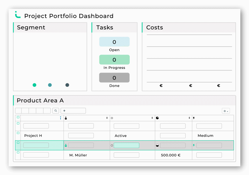 Project Portfolio Dashboard